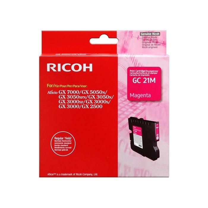 Ricoh GC21M Magenta Cartucho de Gel Original - 405534