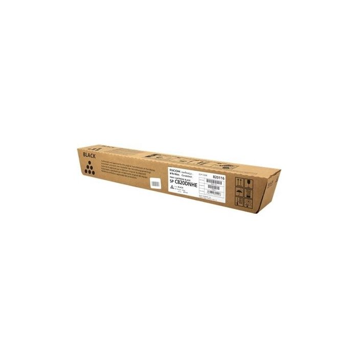 Ricoh Aficio SP-C820DN/SP-C821DN Negro Cartucho de Toner Original - 820116