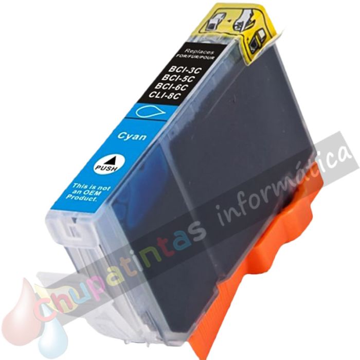 Canon CLI8 Cyan Cartucho de Tinta Genérico - Reemplaza 0621B001
