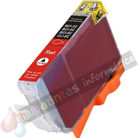 Canon CLI8 Rojo Cartucho de Tinta Genérico - Reemplaza 0626B006