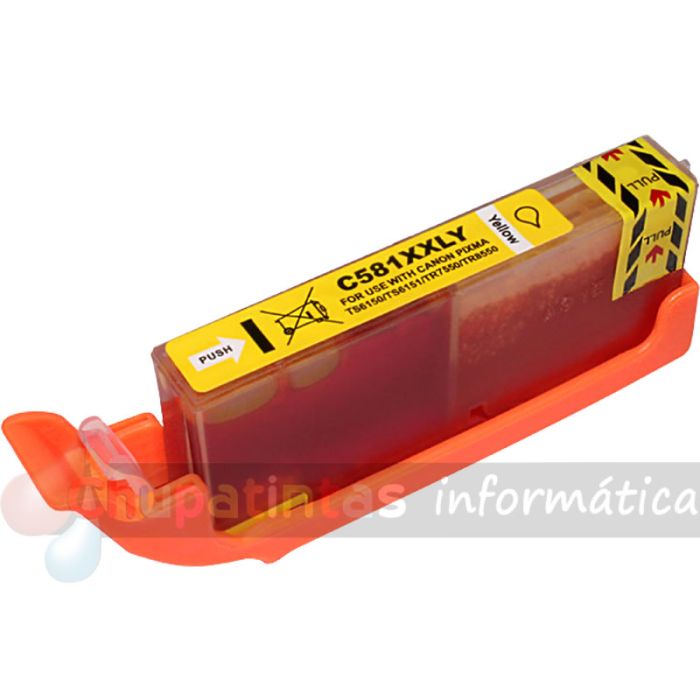Canon CLI581XXL Amarillo Cartucho de Tinta Genérico - Reemplaza 1997C001/2105C001/2051C001