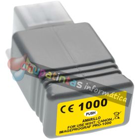 Canon PFI1000 Amarillo Cartucho de Tinta Pigmentada Generico - Reemplaza PFI1000Y/0549C001