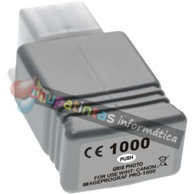 Canon PFI1000 Gris Photo Cartucho de Tinta Pigmentada Genérico - Reemplaza PFI1000PGY/0553C001