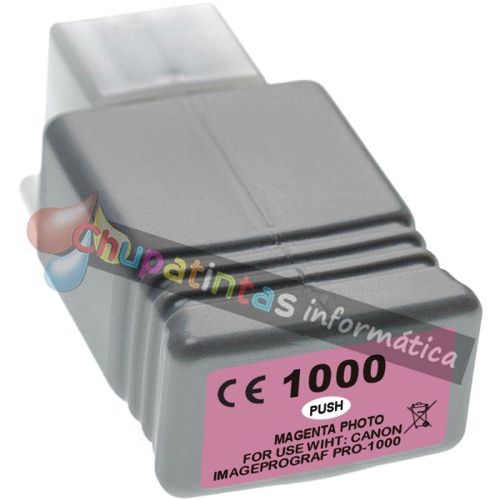 Canon PFI1000 Magenta Photo Cartucho de Tinta Pigmentada Generico - Reemplaza PFI1000PM/0551C001