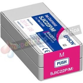 Epson SJIC22P Magenta Cartucho de Tinta Original - C33S020603/SJIC22P(M)