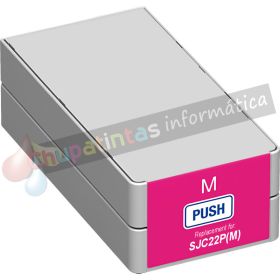 Epson SJIC22P Magenta Cartucho de Tinta Pigmentada Genérico - Reemplaza C33S020603/SJIC22P(M)