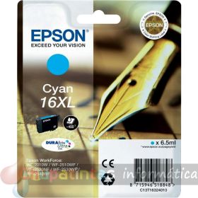 Epson T1632 Cyan Cartucho de Tinta Original - C13T16324012