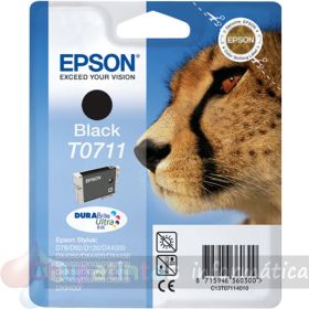 Epson T0711 Negro Cartucho de Tinta Original - C13T07114012