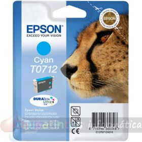 Epson T0712 Cyan Cartucho de Tinta Original - C13T07124012