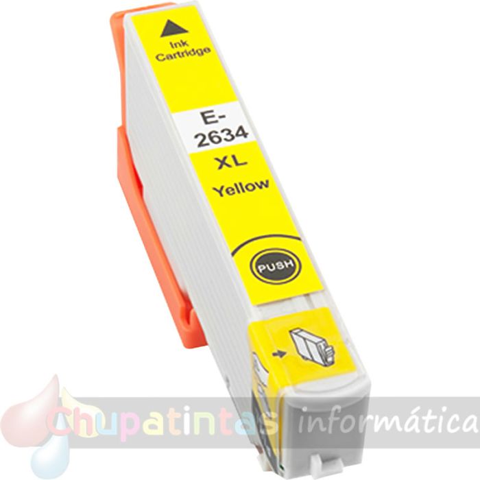 Epson T2634/T2614 (26XL) Amarillo Cartucho de Tinta Generico - Reemplaza C13T26344012/C13T26144012