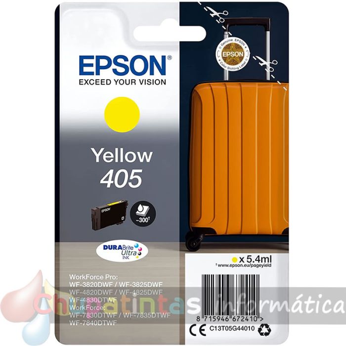 Epson 405 Amarillo Cartucho de Tinta Original - C13T05G44010