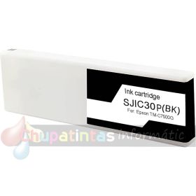 Epson SJIC30P Negro Cartucho de Tinta Pigmentada Genérico - Reemplaza C33S020639/SJIC30P(K)