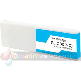 Epson SJIC30P Cyan Cartucho de Tinta Pigmentada Genérico - Reemplaza C33S020640/SJIC30P(C)