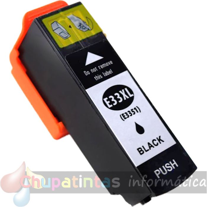 Epson T3351/T3331 (33XL) Negro Cartucho de Tinta Genérico - Reemplaza C13T33514012/C13T33314012-1