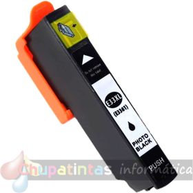 Epson T3361/T3341 (33XL) Negro Foto Cartucho de Tinta Genérico - Reemplaza C13T33614012/C13T33414012-1