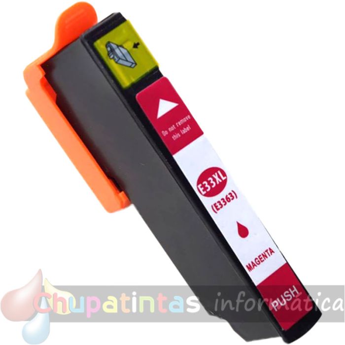 Epson T3363/T3343 (33XL) Magenta Cartucho de Tinta Genérico - Reemplaza C13T33634012/C13T33434012-1