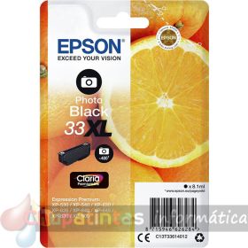Epson T3361 (33XL) Negro Foto Cartucho de Tinta Original - C13T33614012