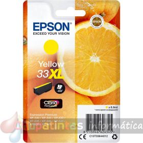 Epson T3364 (33XL) Amarillo Cartucho de Tinta Original - C13T33644012