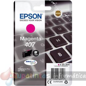 Epson 407 Magenta Cartucho de Tinta Original - C13T07U340