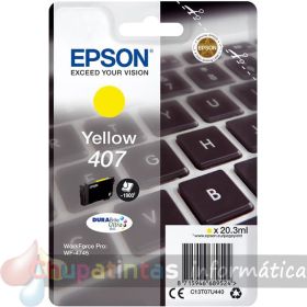 Epson 407 Amarillo Cartucho de Tinta Original - C13T07U440