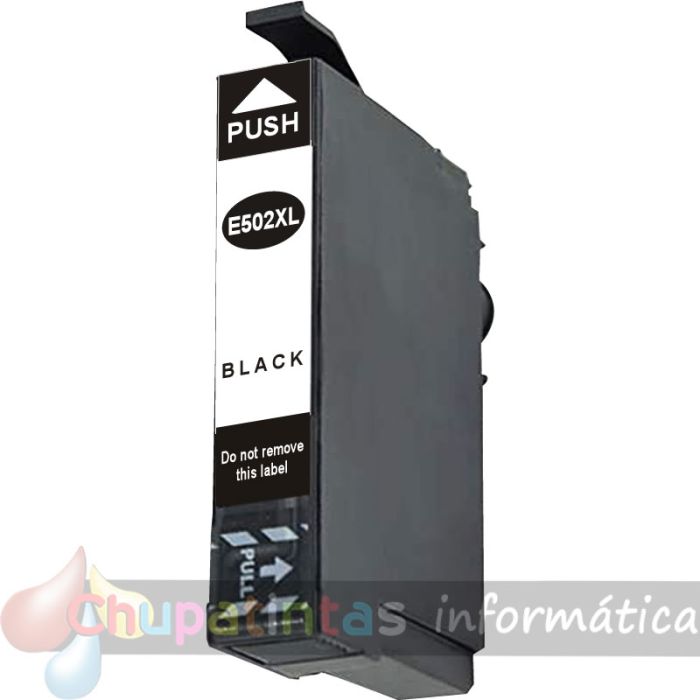 Epson 502XL Negro Cartucho de Tinta Genérico - Reemplaza C13T02W14010/C13T02V14010