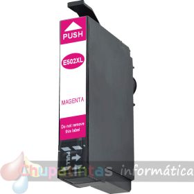 Epson 502XL Magenta Cartucho de Tinta Genérico - Reemplaza C13T02W34010/C13T02V34010