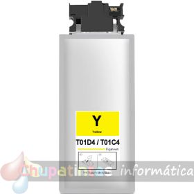 Epson T01D4/T01C4 Amarillo Cartucho de Tinta Pigmentada Generico - Reemplaza C13T01D400/C13T01C400