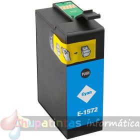 Epson T1572 Cian Cartucho de Tinta Pigmentada Genérico - Reemplaza C13T15724010