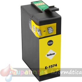 Epson T1574 Amarillo Cartucho de Tinta Pigmentada Genérico - Reemplaza C13T15744010