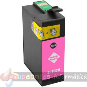Epson T1576 Magenta Light Cartucho de Tinta Pigmentada Genérico - Reemplaza C13T15764010