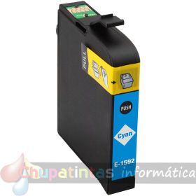 Epson T1592 Cian Cartucho de Tinta Pigmentada Genérico - Reemplaza C13T15924010