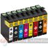 EPSON T159-Series Pack de 8 Cartuchos de Tinta Genéricos
