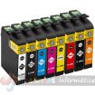EPSON T159-Series Pack de 8 Cartuchos de Tinta Genericos