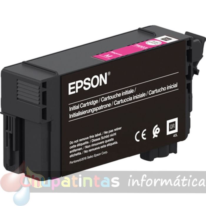 Epson T40C3 Magenta Cartucho de Tinta UltraChrome XD2 Original C13T40C340