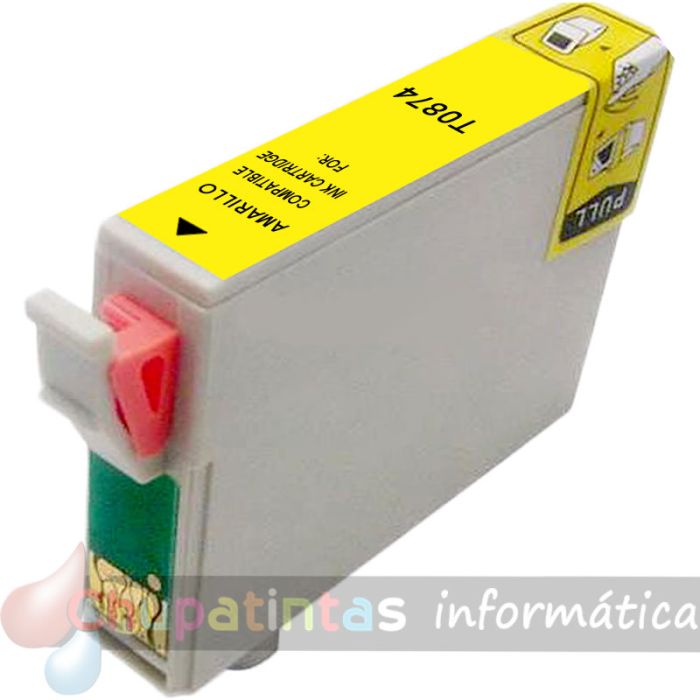 Epson T0874 Amarillo Cartucho de Tinta Generico - Reemplaza C13T08744010