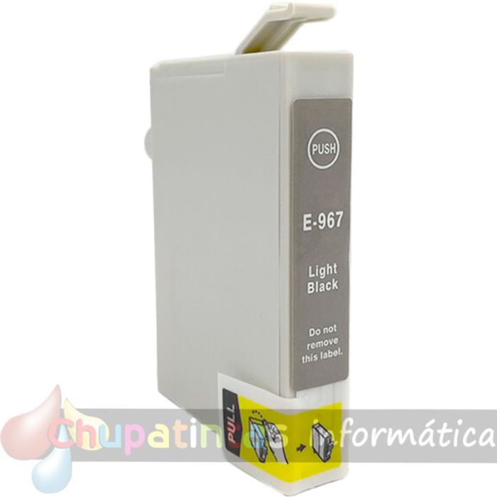 Epson T0967 Negro Light Cartucho de Tinta Genérico - Reemplaza C13T09674010