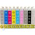 Epson T0961/T0962/T0963/T0964/T0965/T0967/T0968/T0969 Pack de 9 Cartuchos de Tinta Genéricos