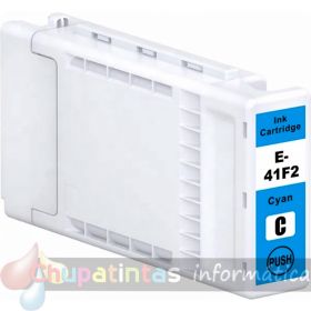 Epson T41F2 Cian Cartucho de Tinta Pigmentada Genérico - Reemplaza C13T41F240/C13T41R240