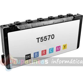 Epson T5570 Picture Mate Cartucho de Tinta Genérico - Reemplaza C13T557040BH