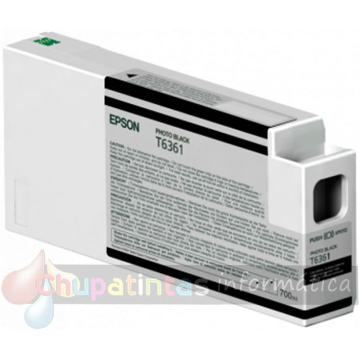 Epson T6361 Negro Foto Cartucho de Tinta Original - C13T636100