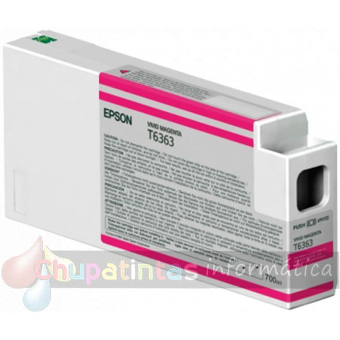 Epson T6363 Magenta Vivido Cartucho de Tinta Original - C13T636300