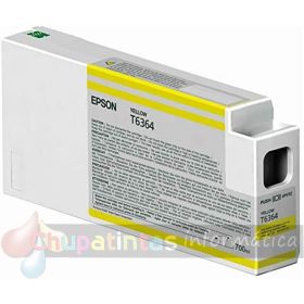 Epson T6364 Amarillo Cartucho de Tinta Original - C13T636400