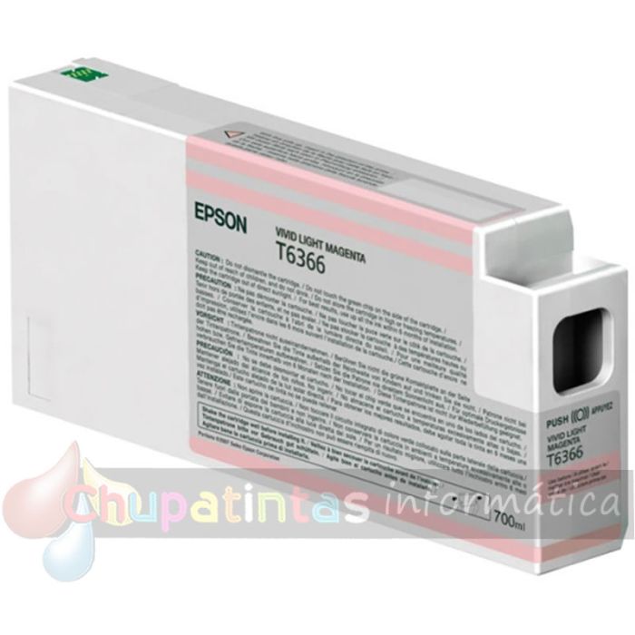 Epson T6366 Magenta Light Cartucho de Tinta Original - C13T636600