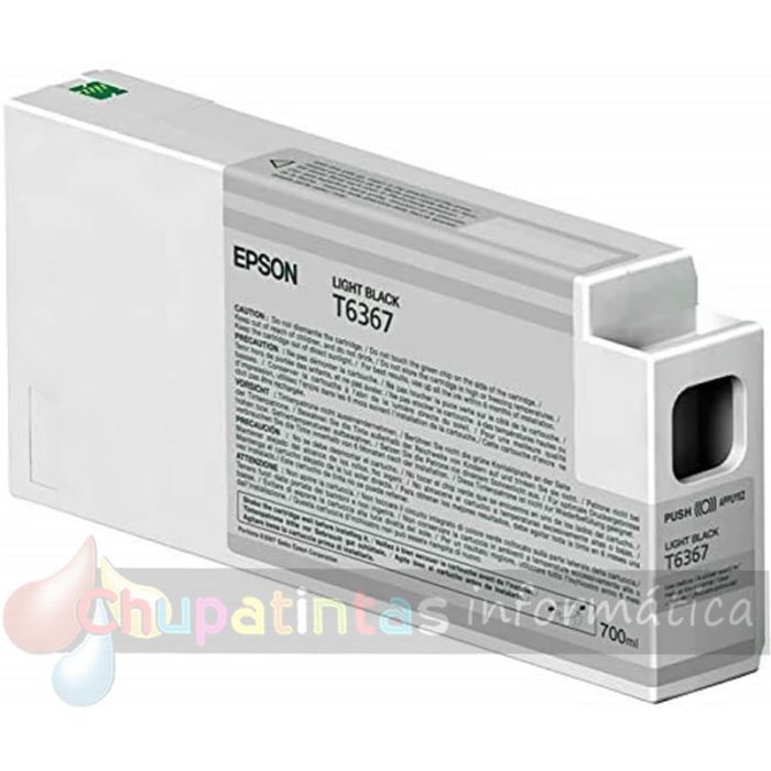 Epson T6367 Negro Light Cartucho de Tinta Original - C13T636700