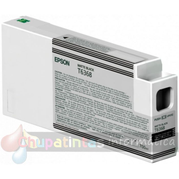 Epson T6368 Negro Mate Cartucho de Tinta Original - C13T636800