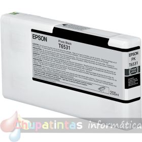 Epson T6531 Negro Photo Cartucho de Tinta Original - C13T653100