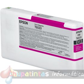 Epson T6533 Magenta Cartucho de Tinta Original - C13T653300