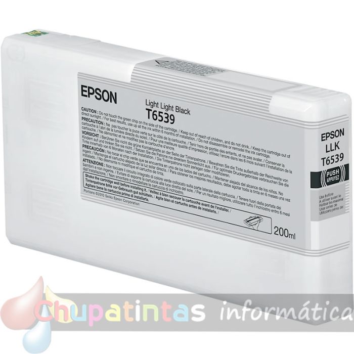 Epson T6539 Negro Light Light Cartucho de Tinta Original - C13T653900