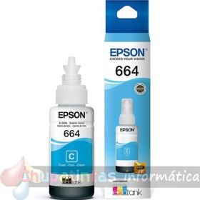 Epson T6642 Cian - Botella de Tinta Original C13T664240