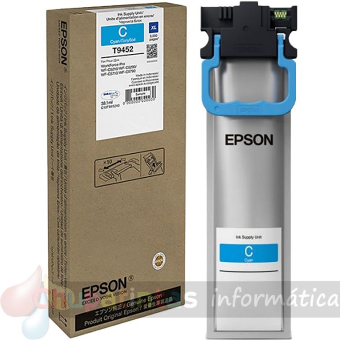 Epson T9452 Cian Cartucho de Tinta Original - C13T945240